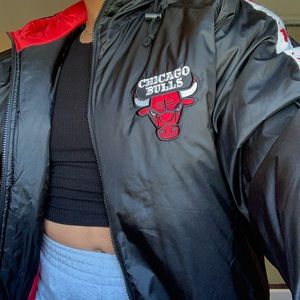SOLD Chicago Bulls Windbreaker Puffer Jacket